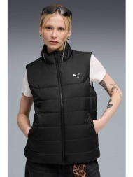 puma γυναικείο αμάνικο μπουφάν αδιάβροχο με καπιτονέ σχέδιο και λογότυπο regular fit `essentials` - 