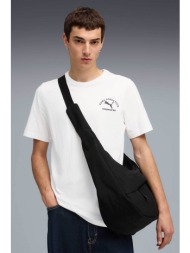 puma ανδρικό t-shirt με λογότυπο regular fit `class graphic` - 688219 λευκό