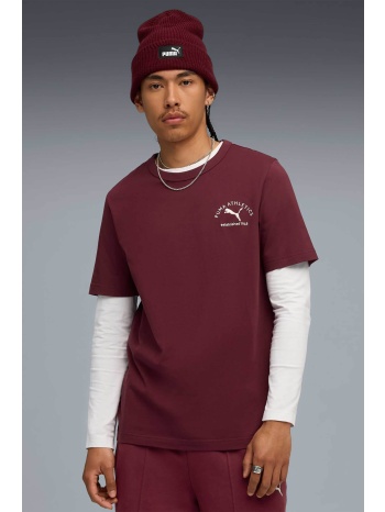 puma ανδρικό t-shirt με λογότυπο regular fit `class σε προσφορά