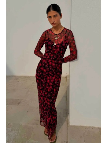 never fully dressed γυναικείο maxi φόρεμα με cherry print