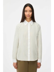 iblues γυναικείο πουκάμισο με κέντημα `iblbroncio` - 2617111041 πράσινο