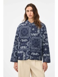 iblues γυναικείο jacket καπιτονέ με all-over print `iblfianco` - 2617481041 μπλε σκούρο