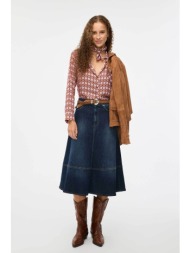 iblues γυναικεία denim φούστα `iblafa` - 2617101041 denim blue