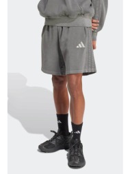 adidas ανδρικό αθλητικό σορτς loose fit `all szn french terry washed 8 inch` - jn0607 γκρι