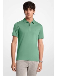 michael kors ανδρική μπλούζα πόλο με κεντημένο monogram regular fit - cs15073c93 πράσινο
