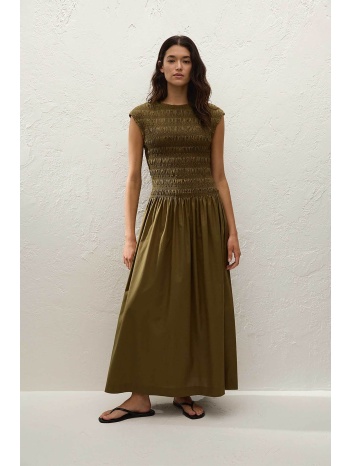 faithful the brand γυναικείο maxi αμάνικο φόρεμα με σχέδιο