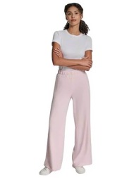 dkny γυναικείο παντελόνι φόρμας μονόχρωμο - dj6p3115 ροζ