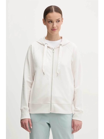 dkny γυναικεία ζακέτα φούτερ με κουκούλα και ανάγλυφο