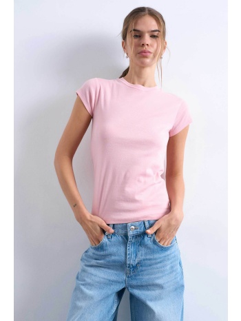 topshop γυναικείο t-shirt μονόχρωμο `tseveryday` - 31000138
