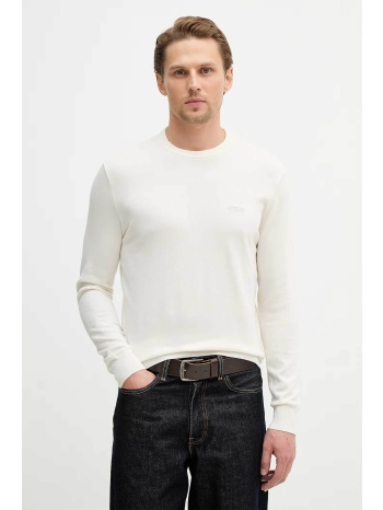 guess ανδρικό πουλόβερ με λογότυπο regular fit 
