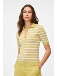 iblues γυναικεία μπλούζα πόλο ριγέ `iblgiostra` - 2617361091 κίτρινο