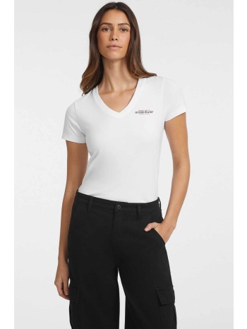 guess γυναικείο t-shirt με λογότυπο slim fit - w4yi23j1314