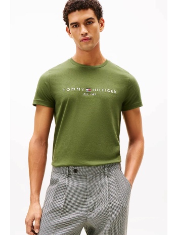 tommy hilfiger ανδρικό t-shirt με λογότυπο slim fit 