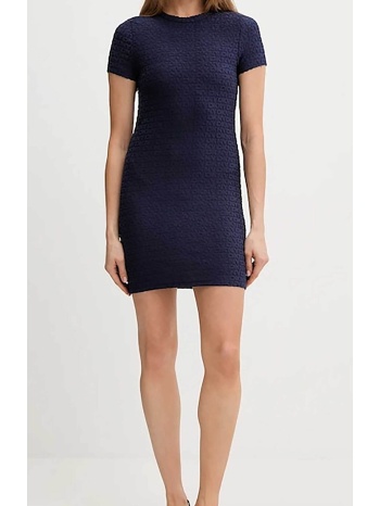 dkny γυναικείο mini φόρεμα με ανάγλυφο logo print slim fit