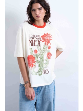 topshop γυναικείο t-shirt με print `tsemily` - 31000819