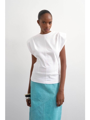 topshop γυναικεία μπλούζα με έντονους ώμους `julla` 