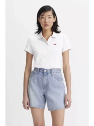 levi`s® γυναικεία μπλούζα πόλο πικέ με λογότυπο slim fit - 525990000 λευκό