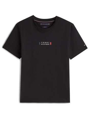 tommy hilfiger ανδρικό t-shirt με logo print regular fit 
