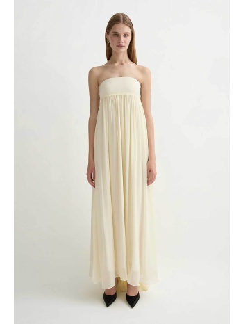 posse γυναικείο maxi φόρεμα strapless `solene` - ps1744-bty