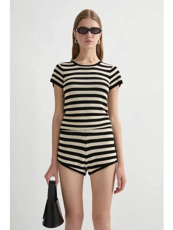 posse γυναικεία μπλούζα πλεκτή με ριγέ σχέδιο `birdie` 