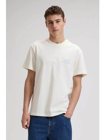 lee® ανδρικό t-shirt με λογότυπο και print στο πίσω μέρος