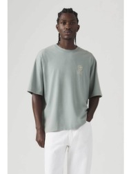 levi`s® ανδρικό t-shirt με graphic design loose fit `half-sleeve` - a58050061 πράσινο aqua