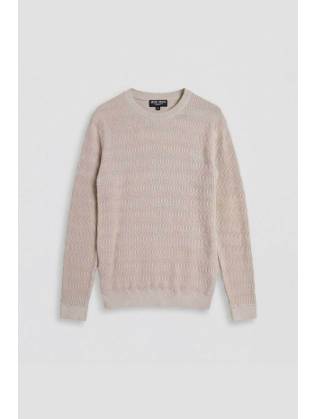 antony morato ανδρικό πουλόβερ με σχέδιο στην πλέξη regular