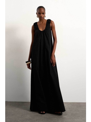 topshop γυναικείο maxi φόρεμα `runi` - 31000907 μαύρο