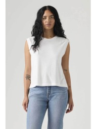 levi`s® γυναικεία αμάνικη μπλούζα relaxed fit `boxy tank` - a87940001 λευκό