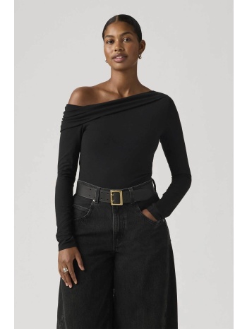 levi`s® γυναικεία μπλούζα off shoulder slim fit `clara` 