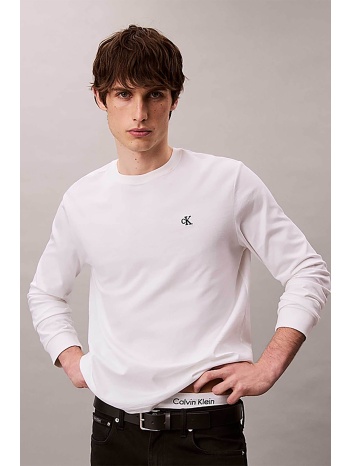 calvin klein jeans ανδρική μακρυμάνικη μπλούζα με λογότυπο