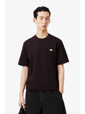 lacoste ανδρικό t-shirt με κεντημένο λογότυπο και graphic
