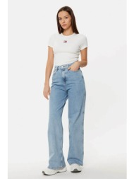 tommy jeans γυναικεία τζιν παντελόνι πεντάτσεπο wide leg - dw0dw19558 denim blue ανοιχτό