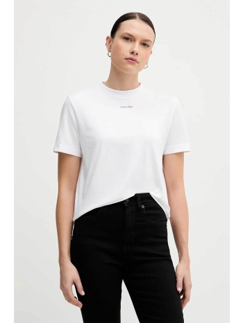calvin klein γυναικείο t-shirt με σταμπωτό λογότυπο 