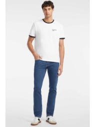 guess ανδρικό τζιν παντελόνι πεντάτσεπο slim fit - m4ya1cd5dm2 denim blue