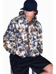 armani exchange ανδρικό αντιανεμικό μπουφάν με κουκούλα και all-over print comfortable fit - xm00224