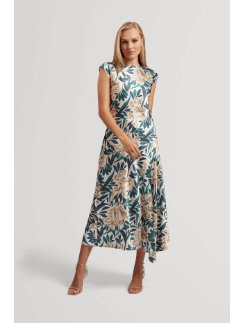 ted baker γυναικείο midi αμάνικο φόρεμα με floral print