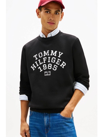 tommy hilfiger ανδρική μπλούζα φούτερ με λογότυπο regular