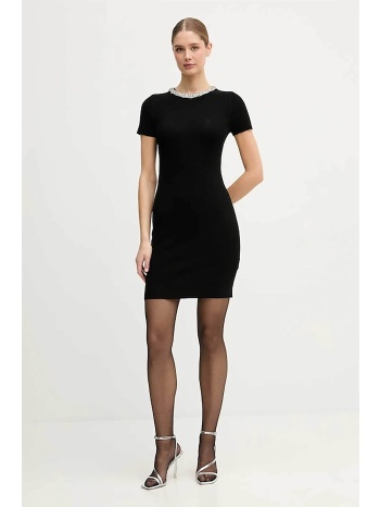 dkny γυναικείο mini φόρεμα με στρας slim fit - dj6r0999