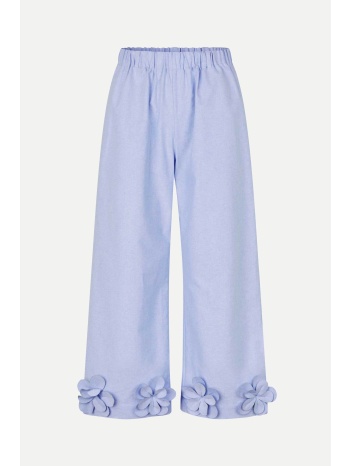 stine goya γυναικείο παντελόνι με απλικέ λουλούδια 