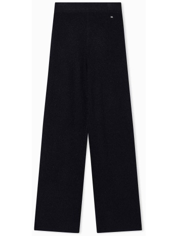 armani exchange γυναικείο παντελόνι ribbed με ελαστική μέση