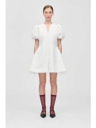 stine goya γυναικείο mini φόρεμα jacquard `artist flower relief` - sg-ps26-d187-2448 εκρού