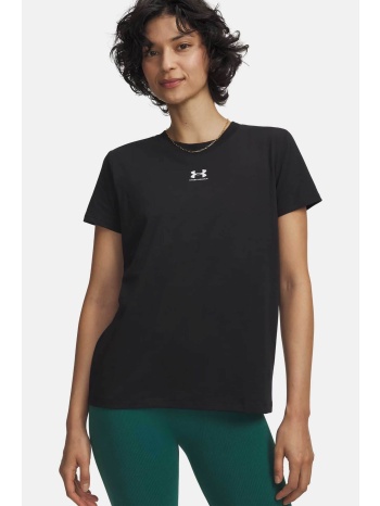 under armour γυναικείο t-shirt με λογότυπο loose fit `ua
