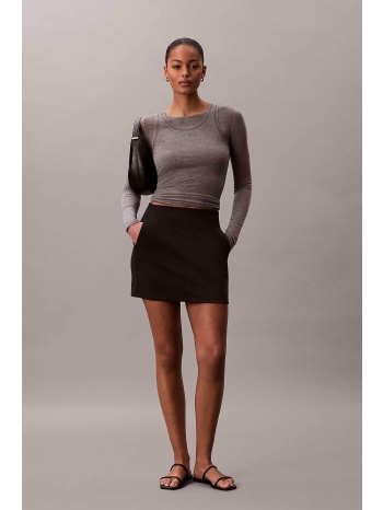 calvin klein jeans γυναικεία mini φούστα με τσέπες 