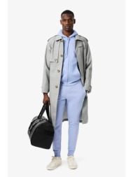 lacoste ανδρικό παντελόνι φόρμας με κεντημένο λογότυπο slim fit - xh9624 λιλά