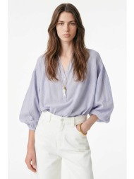 vanessa bruno γυναικεία μπλούζα με balloon μανίκια `nipoa` - 1eva94-v09117 γαλάζιο
