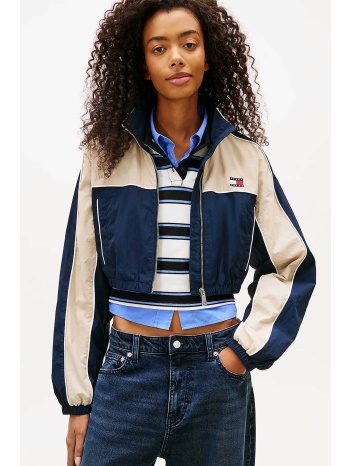 tommy jeans γυναικείο jacket colour-blocked με λογότυπο