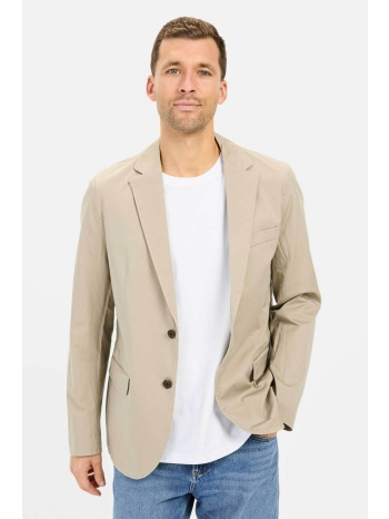 camel active ανδρικό σακάκι μονόχρωμο regular fit 