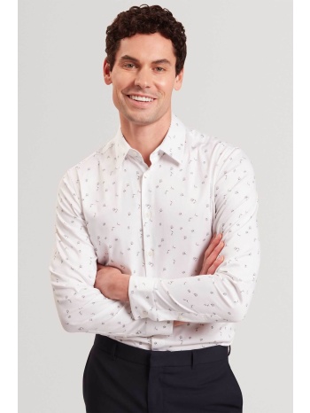 ted baker ανδρικό πουκάμισο με all-over print regular fit
