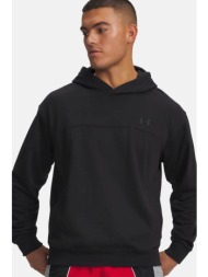 under armour ανδρική μπλούζα φούτερ με κουκούλα και κεντημένο λογότυπο loose fit `ua rival lightweig